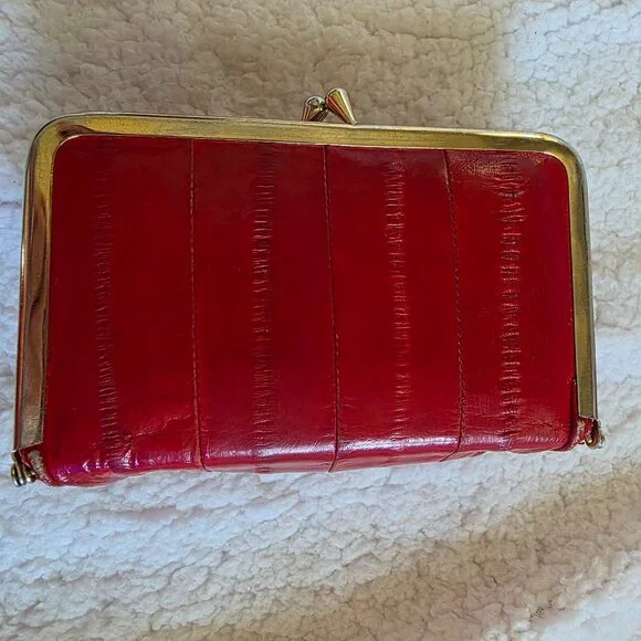 Collection of Red Eel Purse Accessories - Picture 14 of 16